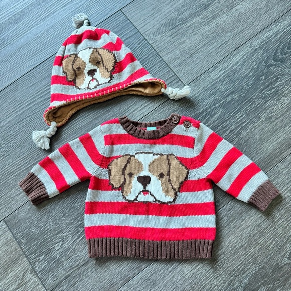 Boys dog sweater & hat. - Picture 1 of 12